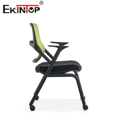 Katlanabilir 3D Koltuk Desteleri Eğitim Sandalyesi Tekerlekli Yeşil Ağı