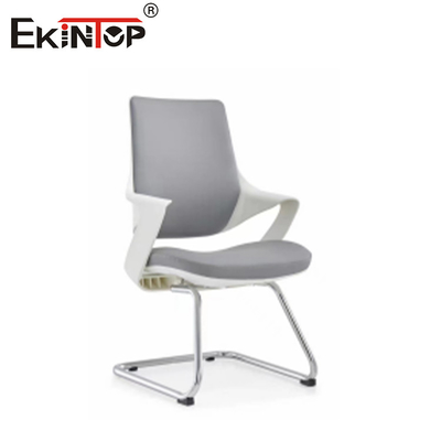OEM Metal Bacaklı Turuncu Deri Ofis Sandalyesi Sessiz Tekerlekler