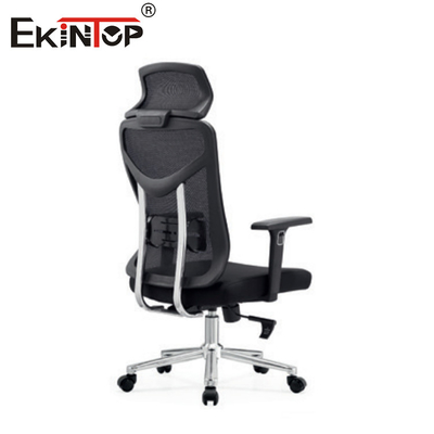Siyah Yüksek Sırt Düzenlenebilir Ergonomik Ağlı Ofis Sandalyesi Modern Stil