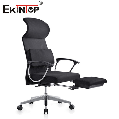 Ergonomik Bel Destesi ve Baş Destesi ile Yüksek Sırtlı Mesh Ofis Sandalyesi