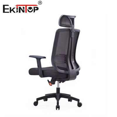 Yüksek Sırt Lumbal Destek Ofis Sandalyesi Ergonomik Kumaş Mesh Döner