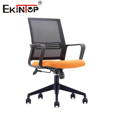 Mid Back Mesh Office Chair With Sponge Seat Cushion Synchronized Mechanism (Sponca Koltuk Yastığı ile Orta Arka Ağı)