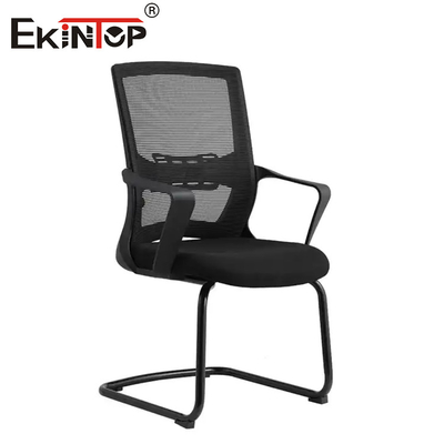 Anti Yorgunluk Ofis Sandalyesi Siyah Metal Çerçeve Kol Koltukları Ve Kumaş Ağı