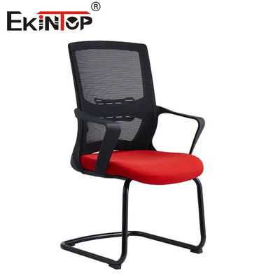 Anti Yorgunluk Ofis Sandalyesi Siyah Metal Çerçeve Kol Koltukları Ve Kumaş Ağı