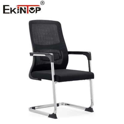 Siyah Orta Sırt Modern Mesh Sırt Yastığı Tekerlekli ve Kol Yastıklarıyla Ofis Sandalyesi