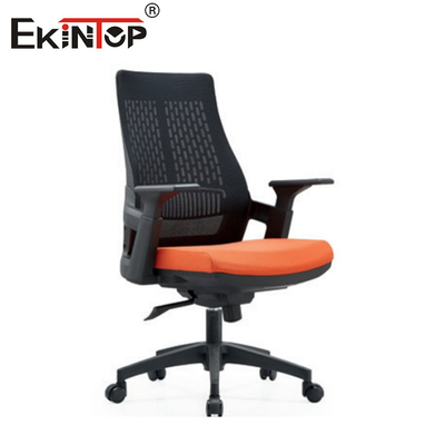 Ergonomik koltuk yatakları ve rotorları olan Orta Sırt Yönetim Mesh Sandalyesi