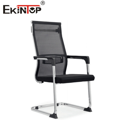 Metal çerçeve ve koltuk desteleri ile ergonomik kıvrımlı ağlı arka ofis sandalyesi