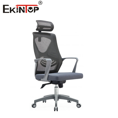 PP koltuk yasları ile Gri Ergonomik Mesh Ofis Sandalyesi 10 Yıllık Garanti