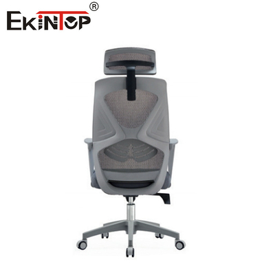 PP koltuk yasları ile Gri Ergonomik Mesh Ofis Sandalyesi 10 Yıllık Garanti