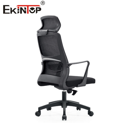 Köpük Koltuk Minderi Modern Stil ile Yüksek Arkalıklı Siyah Ergonomik Mesh Ofis Koltuğu