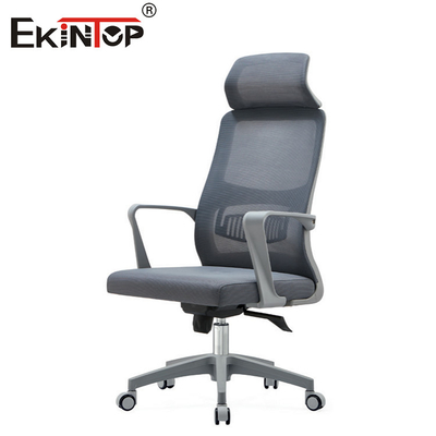 Gri Mesh Malzemesi Baş Yastığı ile Ofis Sandalyesi Dönüştürülebilir ve Özelleştirilebilir