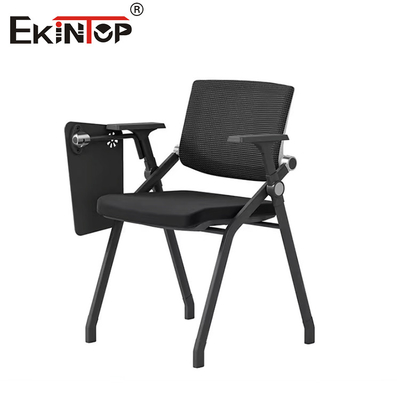 Siyah Eğitim Odası Sandalyeleri Modern Tarzı Ağ Kumaş Malzemesi
