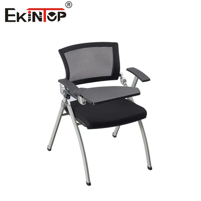 Modern Tarzda Siyah Katlanabilir Metal Bacak Eğitim Ofis Koltuğu
