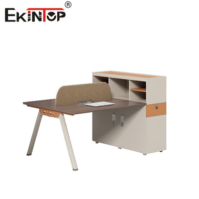 Gizlilik Ekranı ve Depolama Kabinesi Modern Tarzı Çalışan Ofis Çalışma İstasyonu