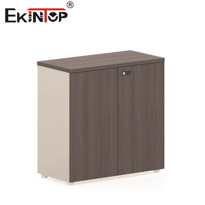 Ahşap küçük kitap dolabı dosya dolabı modern tarzlı ceviz rengi