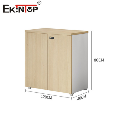 Ahşap küçük kitap dolabı dosya dolabı modern tarzlı ceviz rengi