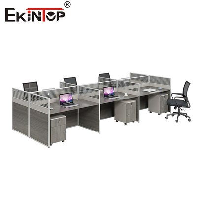 Fabrika Doğrudan Satış Gizlilik Ekranları ile Çok kişilik Ofis Çalışma İstasyonu