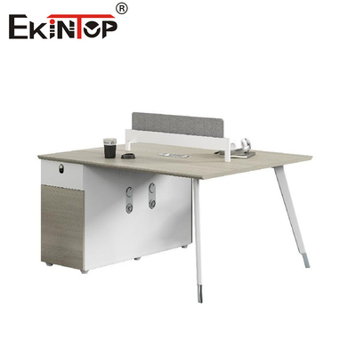 Modern Stil Tasarım 4 Kişilik Personel İş İstasyonu, Özelleştirilebilir Saklama Dolabı