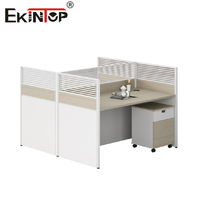 Depolama dolabı ile özelleştirilebilir ahşap modern modüler çalışan çalışma istasyonu