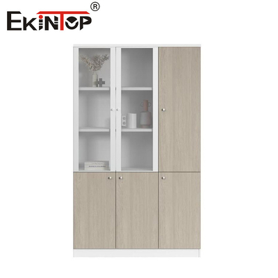 Ceviz rengi yüksek kaliteli dosya dolabı cam dolabı kapı depolama