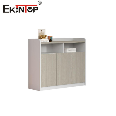 Ev Ofis için Minimalist Stil Tasarım Ahşap Kitaplık ve Dosya Dolabı