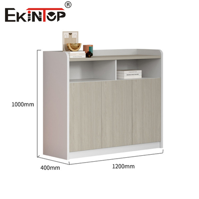 Ev Ofis için Minimalist Stil Tasarım Ahşap Kitaplık ve Dosya Dolabı
