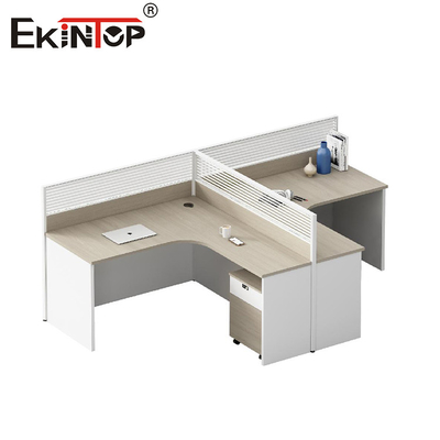 Çalışma Alanı için Modern L Şeklinde Yönetici İş İstasyonu Ofis Masası