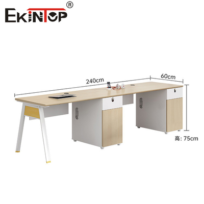 Yüksek Kaliteli Ahşap Bölme İş İstasyonu Ofis için Çalışan Masası
