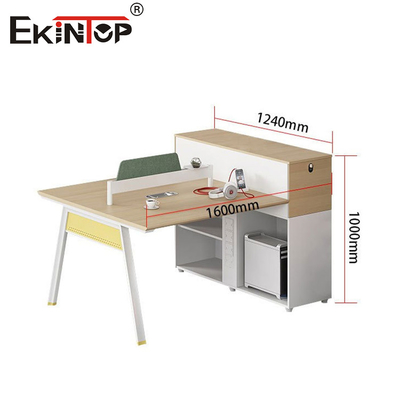Özelleştirilebilir Modern Stil Ahşap Çalışan Çalışma İstasyonları Ofis Masaları