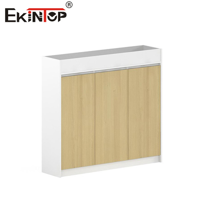 Yüksek Kalite Cevizli Elsiz Ahşap Dosya Dolabı Modern Tarzı