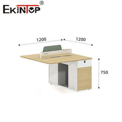 Modüler ve Bağlanabilir İki Kişilik Ofis Mobilyaları Modern Stil