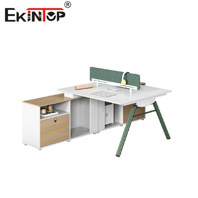 Modern İş İstasyonu Ayağı Çelik Taban Ofis Masası Mobilyaları Metal Modüler
