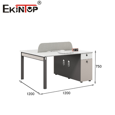 Modern Tarzı Ekran Bölücü Metal Bacaklı Çalışma İstasyonu
