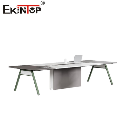 Ofis Mobilyaları Metal Bacaklar Modern Tarzı Ahşap Masaüstü Üretici