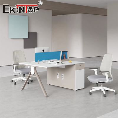 Gizlilik Ekranları ile Ticari Stil Ofis Çalışma İstasyonu Özelleştirilebilir Çevre Dostu Malzemeler