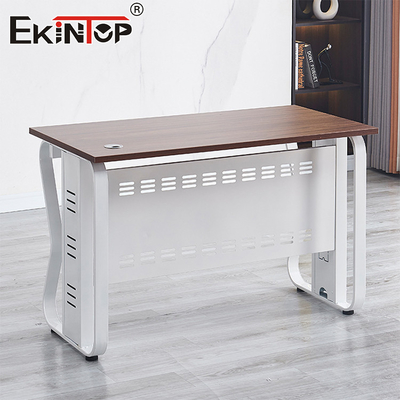 Ergonomik Tasarım Minimalist Ofis Masası Katı Ahşap Bilgisayar Masası