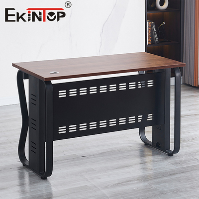 Ergonomik Tasarım Minimalist Ofis Masası Katı Ahşap Bilgisayar Masası