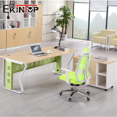 Walnut Müdürü Yönetim Ofisi Modern Tarzı Ahşap Köşe Masası