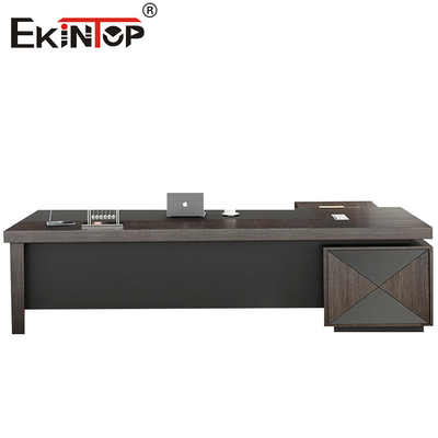 Yüksek Kaliteli L Şekilli Ofis Masası CEO Masa İş Tarzı Eşsiz Masa