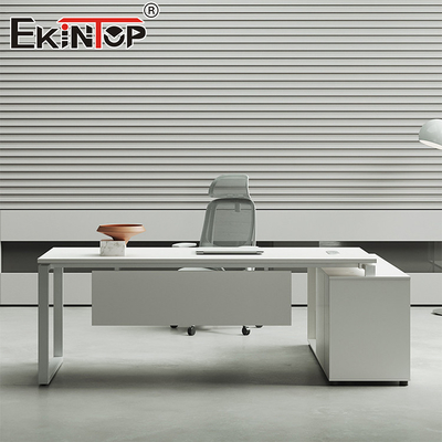 Şık Yan Dolaplı Modern Stil Ofis Masası Tüm Modern Masa