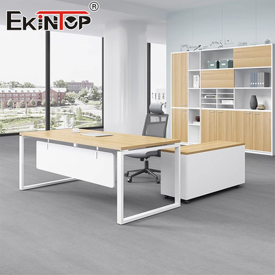 Modern oturma odası için ticari tarzı ahşap ofis masaları