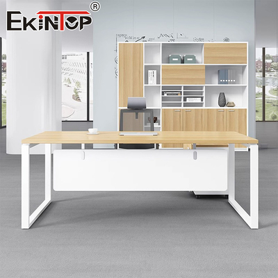 Modern oturma odası için ticari tarzı ahşap ofis masaları