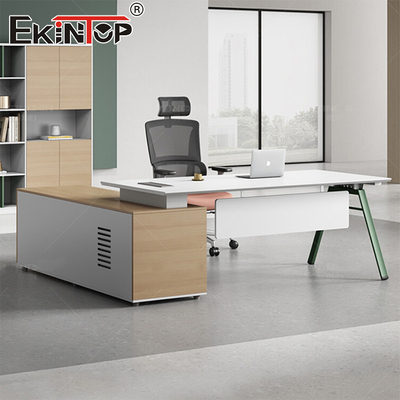 Modern Tasarım Yönetim Masası Ofis Mobilya Fabrikası Çekmecelerle Yönetim Masası