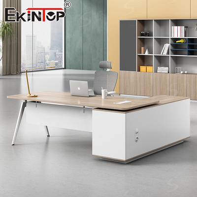 Walnut Executive Ofis Masası Modern Tarzı Özel Yapılmış Masa