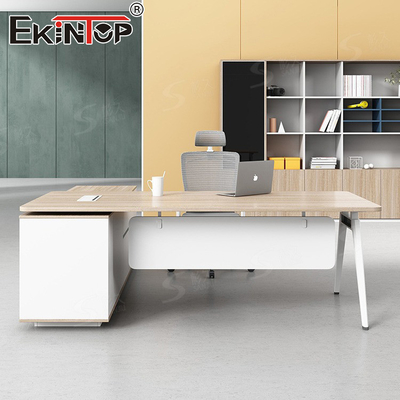 Walnut Executive Ofis Masası Modern Tarzı Özel Yapılmış Masa