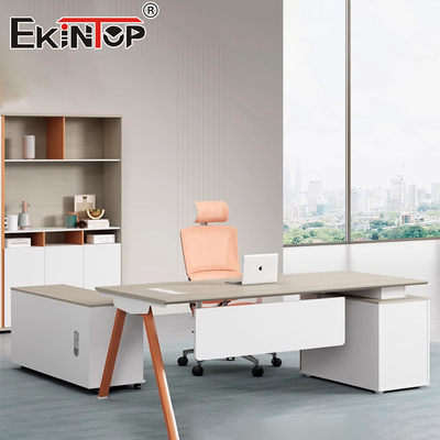 Modern Ofis Masası Ergonomik Yönetim Ofis Masası Ahşap Modüler Masa Mobilyaları