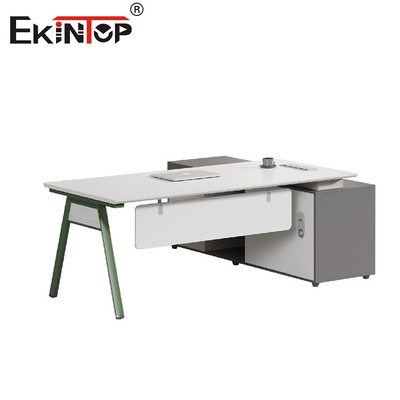 Yönetim Ofisi Masaüstü Ofis Mobilyaları Modern Stil Modüler Masa Mobilyaları