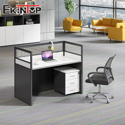 Modern Ofis Alanı Tasarımı Bölünmüş Ofis Masaları Küçük Masa Masası