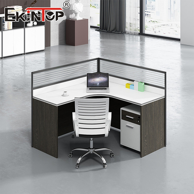Minimalist Stil Tek İş İstasyonu Ofis Masa Tasarımı Küçük Masa