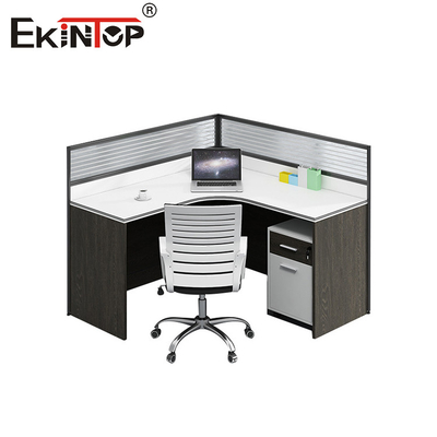 Minimalist Stil Tek İş İstasyonu Ofis Masa Tasarımı Küçük Masa